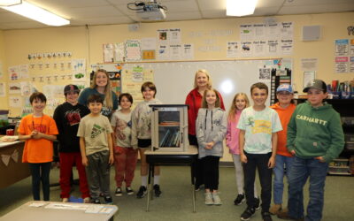 Little Free Library at Steep Falls Elementary Celebrates MEA’s Read Across Maine Initiative