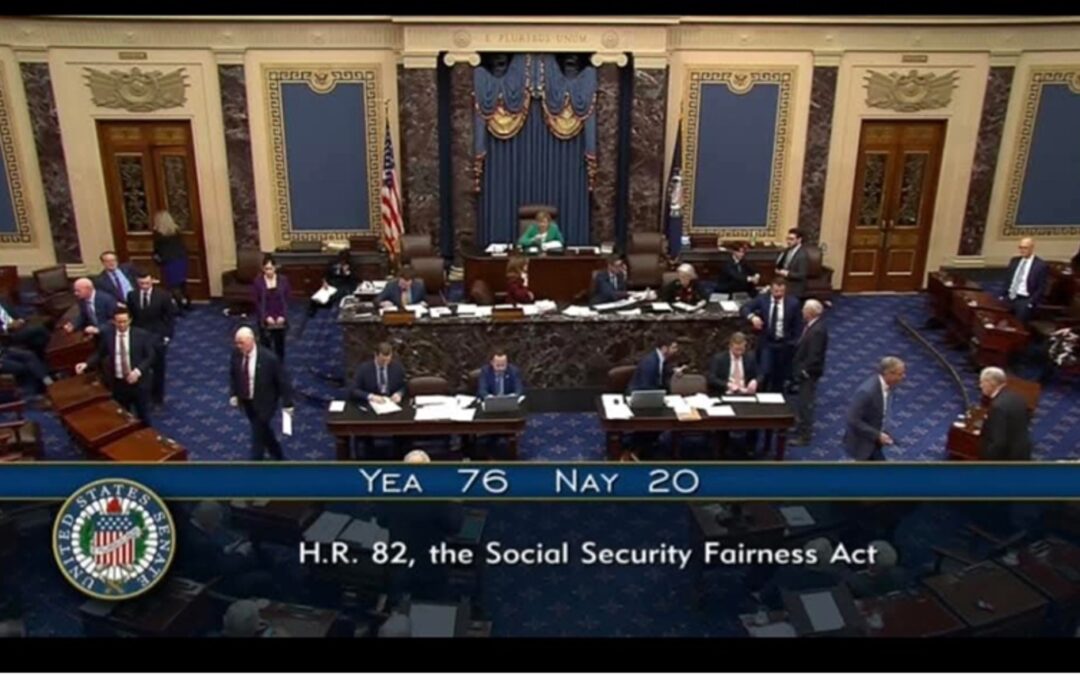 Congress makes history, passes bipartisan Social Security Fairness Act